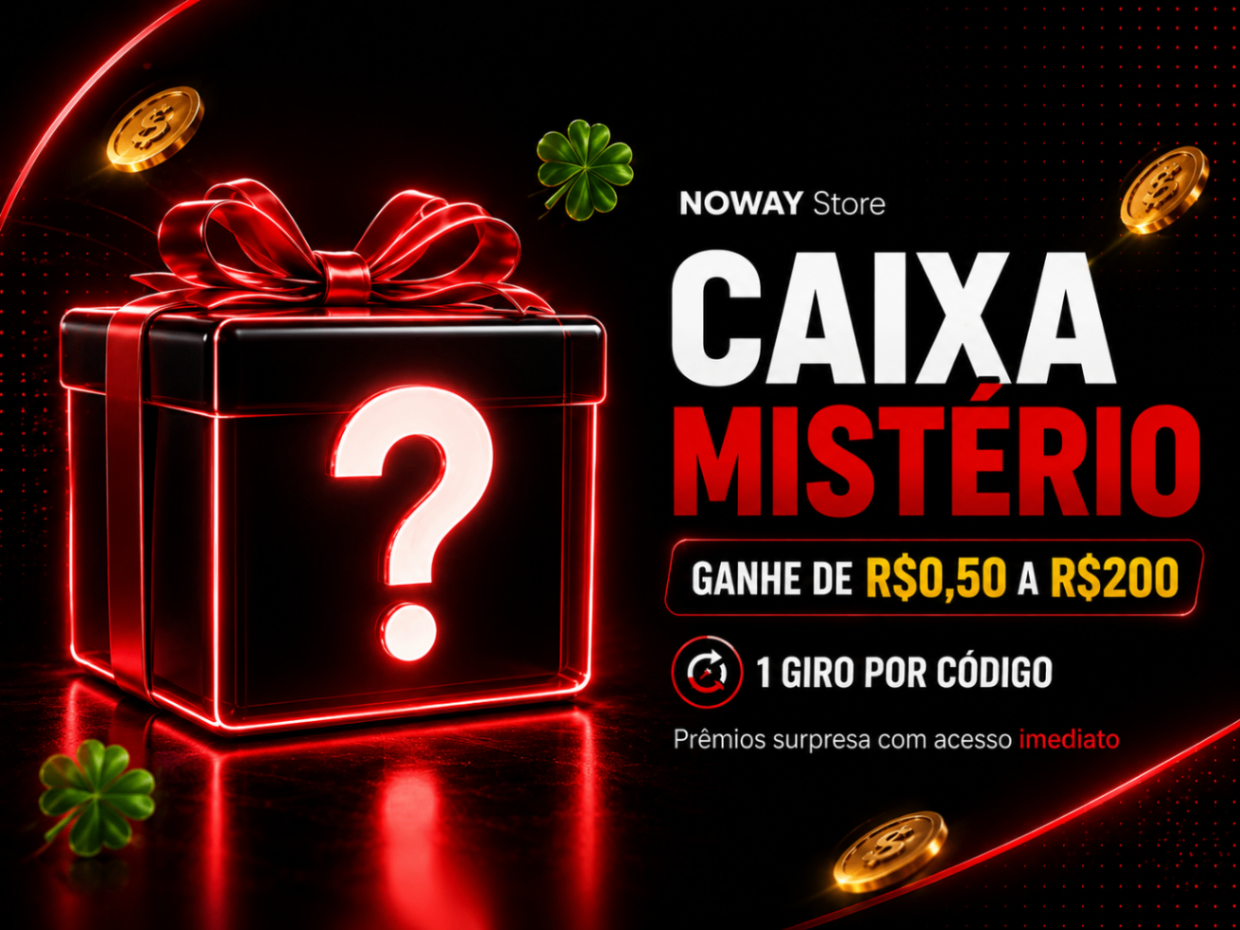 🤑 CAIXA MISTÉRIO — R$0,50 até R$200,00 NO PIX